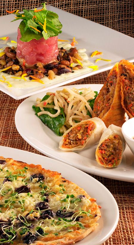 Un surtido de los tentempiés que se pueden probar en Jiko.