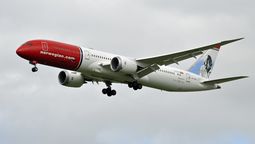 Avión de la flota de Norwegian Air.