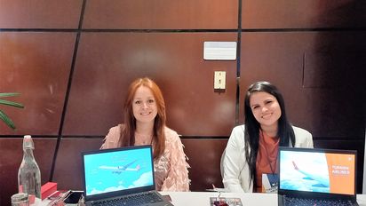 Claudia Prieto, Sales Manager Colombia-Ecuador de Turkish Airlines, encabezó la misión comercial llevada a cabo por la aerolínea en el Workshop de Ladevi Guayaquil.&nbsp;