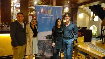 Representantes de Jalisco durante su gira de promoción en Bogotá.