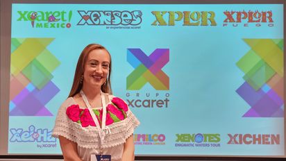 Jeniffer Rivera, directora de ventas de Grupo Xcaret.