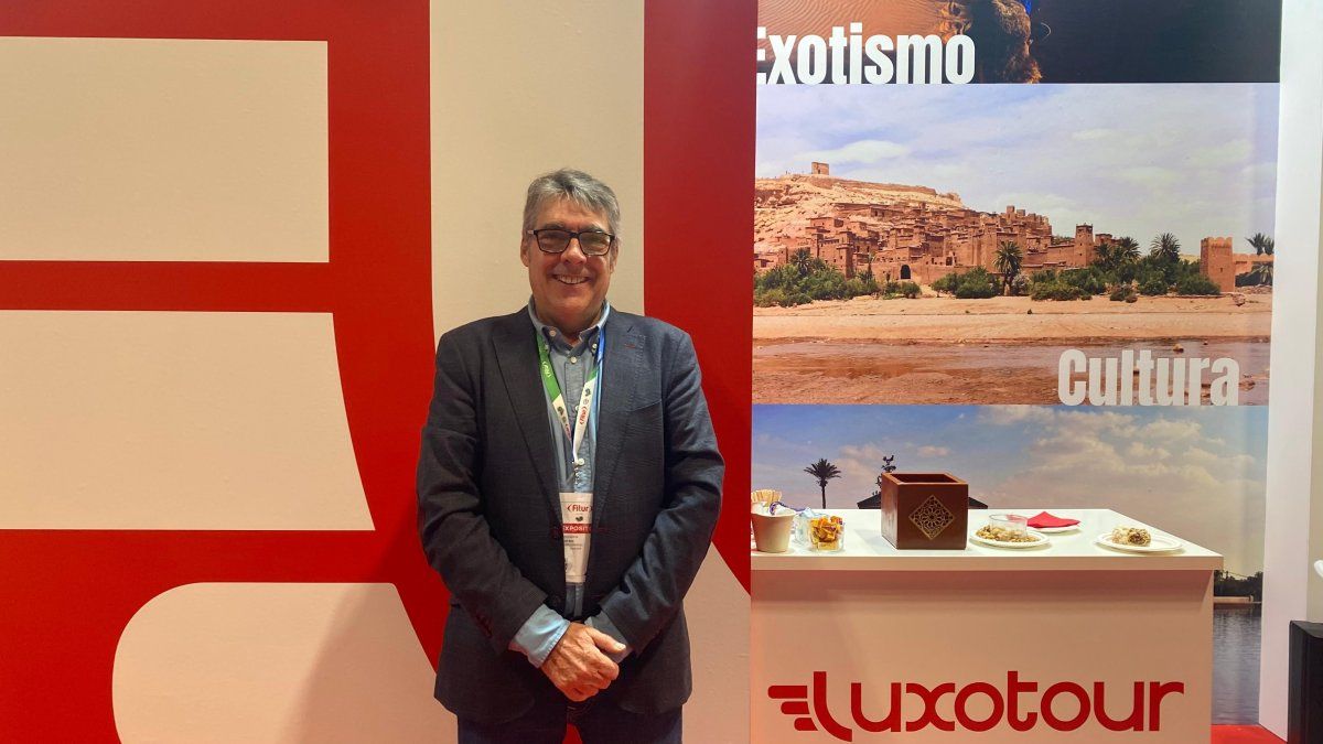 En Fitur, Roberto García destacó el comportamiento de los grupos especiales, y sostuvo que Marruecos, Jordania y Egipto siguen al tope de los pedidos de Luxotour.