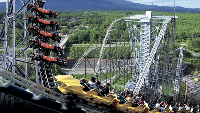 FujiQ Highland, a los pies del Monte Fuji en Japón.