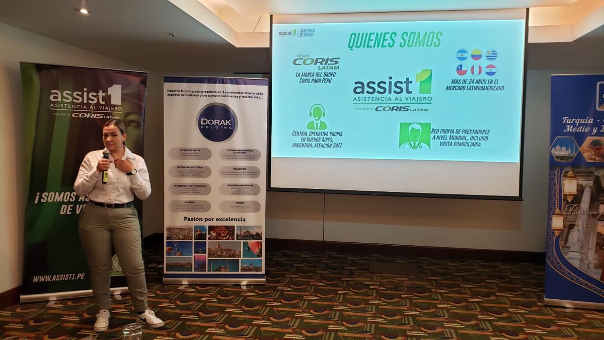 Lady Echavarría, jefa comercial de Assist1 en Perú.