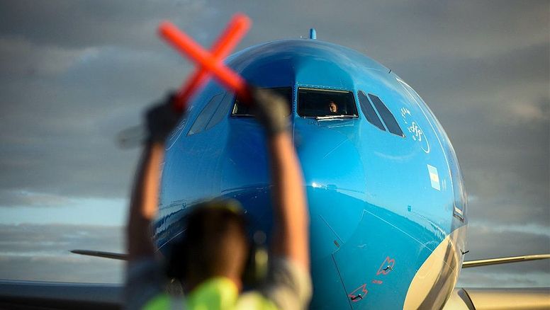 Avión de la flota de Aerolíneas Argentinas.