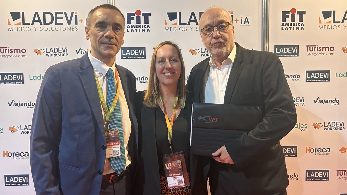 Alberto Jiménez Herranz, director de VPT; Yanina Núñez, directora de Soulreps; y Carlos Vidal, director comercial de VPT.