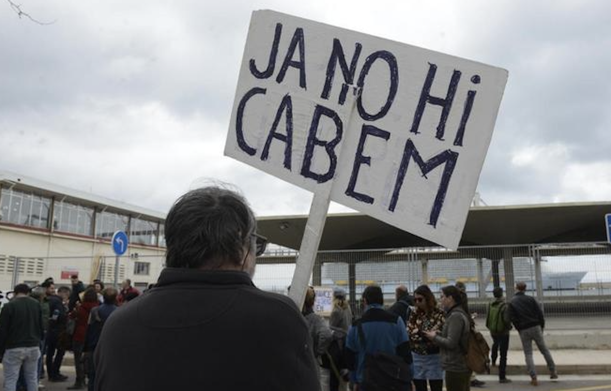 Protestas y turismofobia en Baleares por la masificación de las islas.