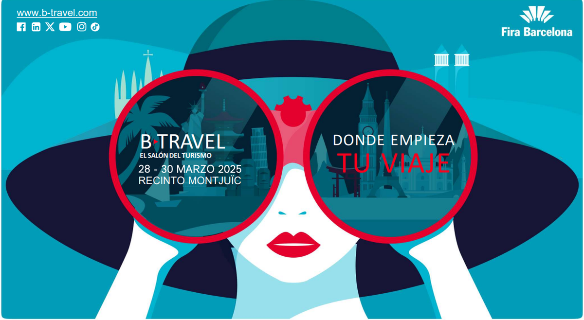 B Travel celebrara su edición 2025 del 28 al 30 de marzo.