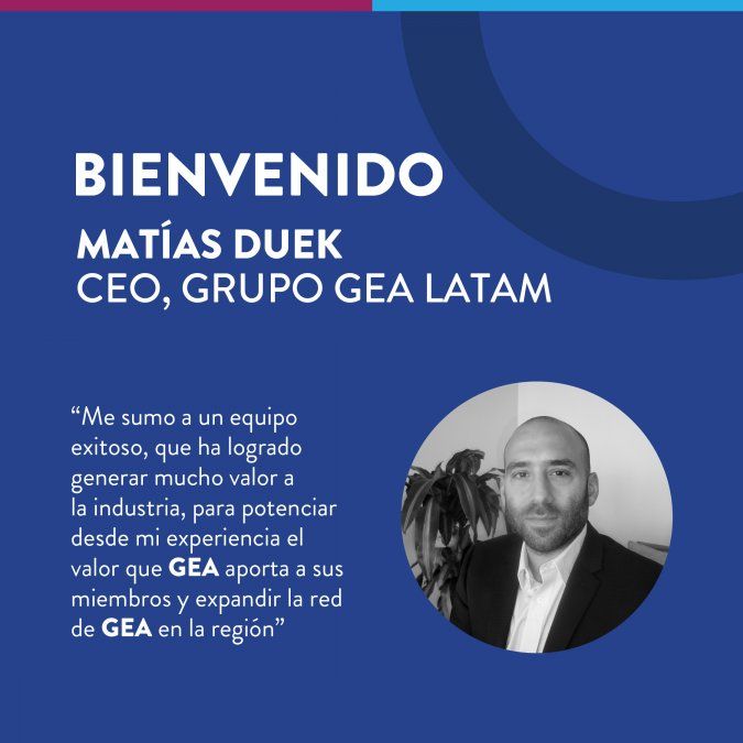 Matías Duek se incorpora a Grupo GEA Argentina desde el 1° de junio. - Ladevi Medios y Soluciones Matías Duek se incorpora a Grupo GEA Argentina desde el 1° de junio.