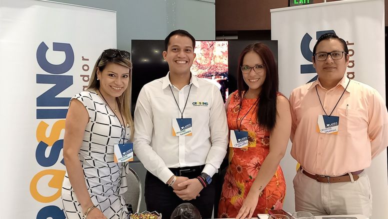 Equipo comercial Crossing Galápagos & Ecuador sede Guayaquil, incluido Fernando Rizzo.&nbsp;