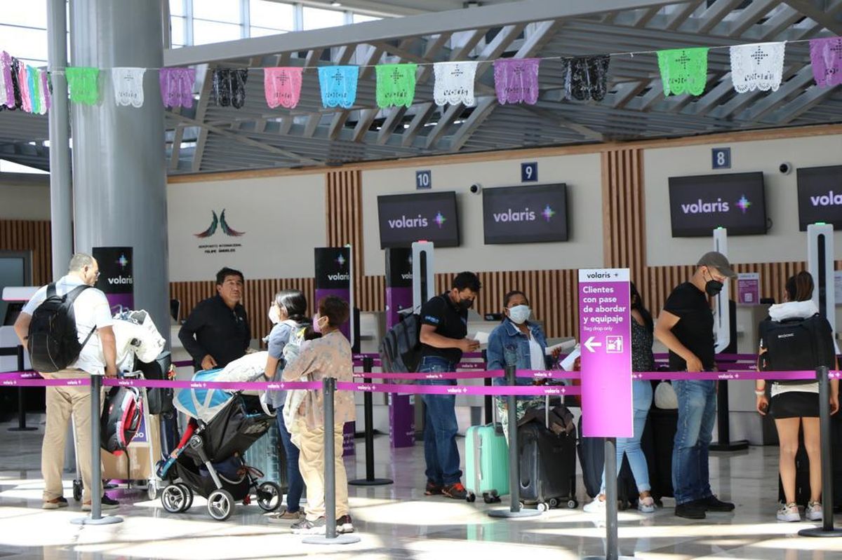 De enero a mayo de 2023, 23 millones 404 mil pasajeros fueron transportados en vuelos internacionales,