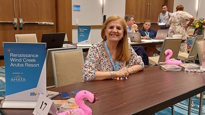 Jacqueline Mora, gerente de Ventas para Latinoamérica de Renaissance Wind Creek Aruba Resort de la cadena Marriott.
