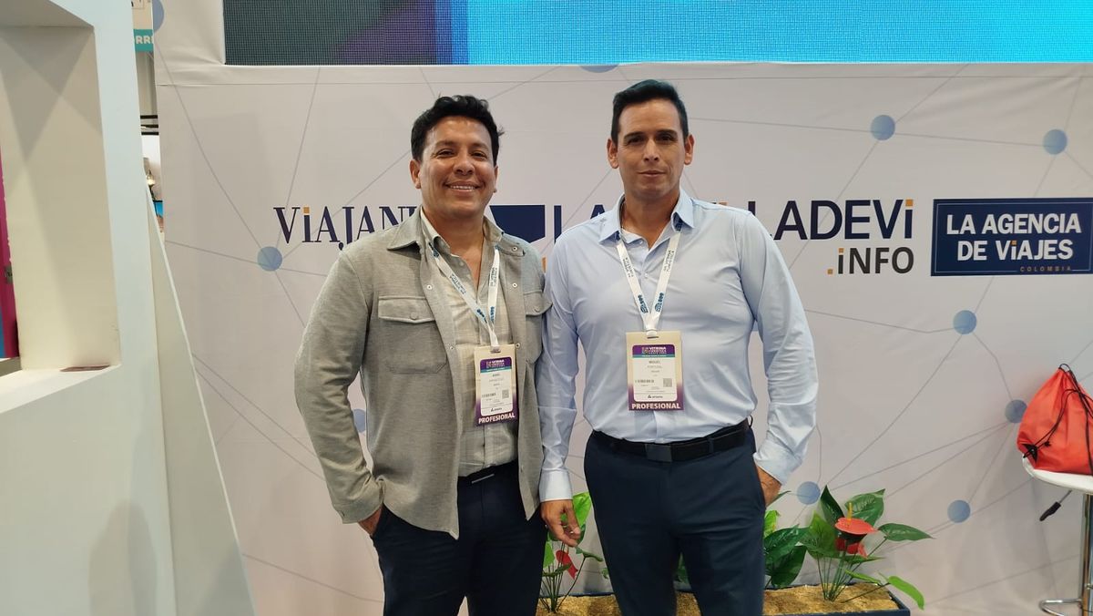 Mirko Arrunategui y Miguel Portugal, equipo de Vidatur.