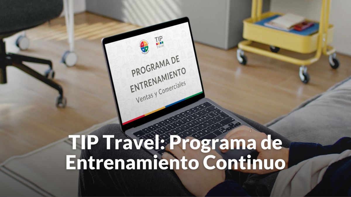 La formación se desarrolla a través de la plataforma educativa de Tip Travel School y está liderada por una docente especializada.