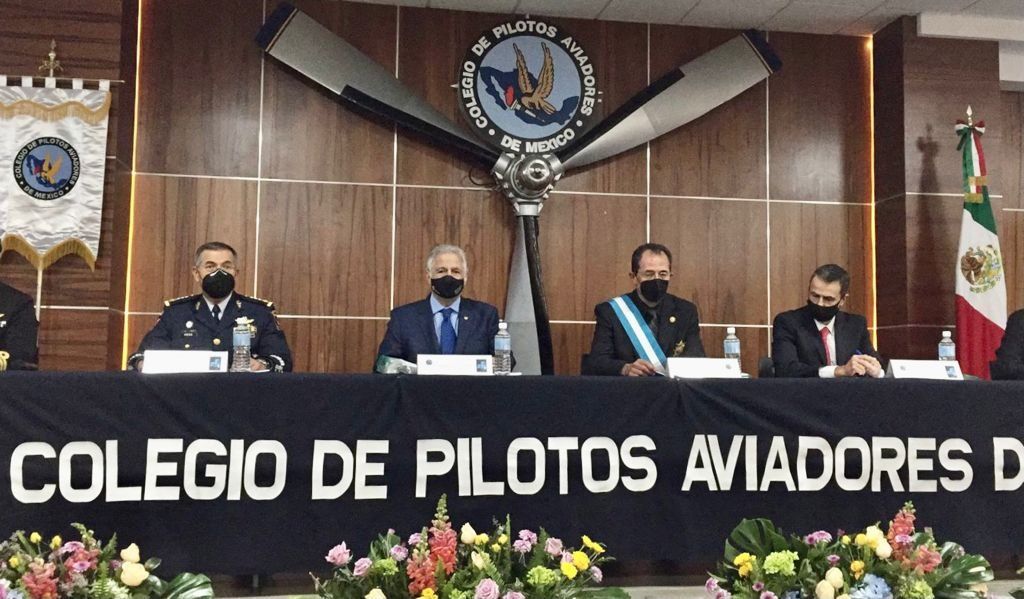 Miguel Torruco (Sectur) estuvo presente en la Asamblea General Ordinaria Conmemorativa Colegio de Pilotos Aviadores de México.