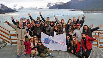 El equipo de EstiloPlus festejó en El Calafate.