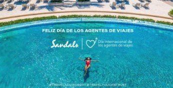 Sandals celebró el Día Internacional de los Agentes de Viajes.
