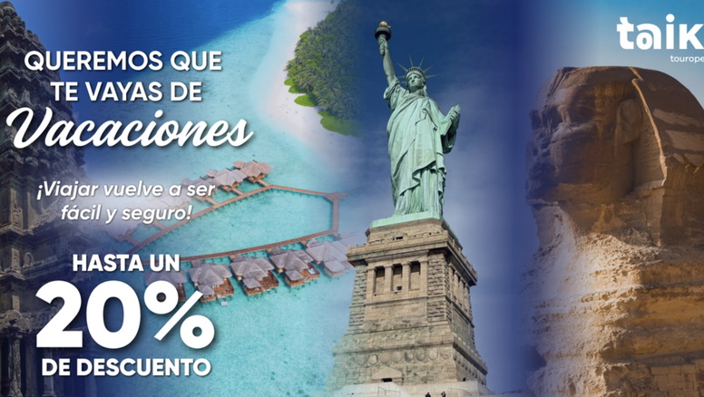Taiko turoperador lanza sus descuentos especiales para activar la campaña de verano de hasta el 20%.