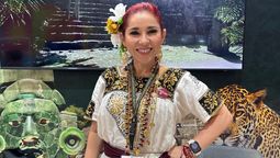 La titular de Sectur Campeche, Adda Solis, en Fitur 2026.