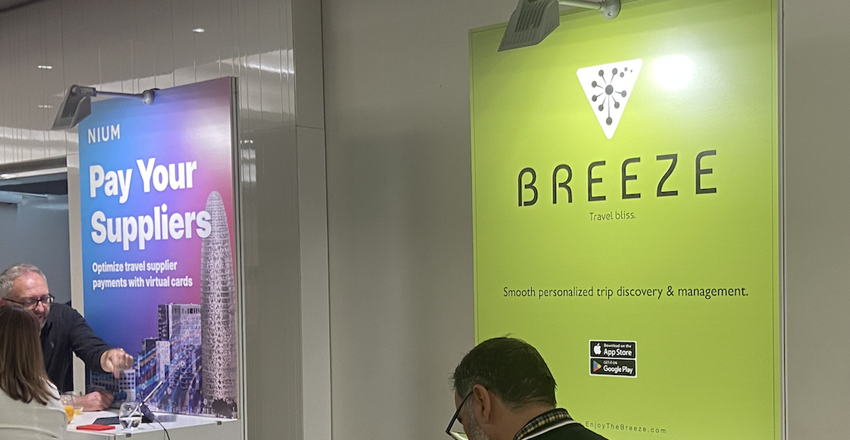 Nium y Breeze con sus stands en Phocuswright 2023
