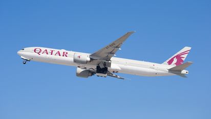 Avión de Qatar Airways.