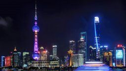 Shangai, capital económica de China.