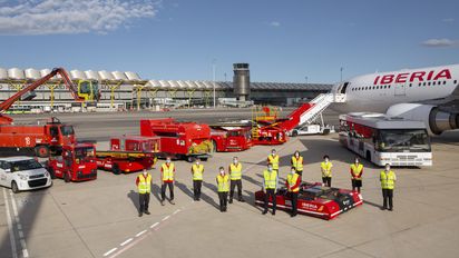 Iberia acuerda con los sindicatos el fin de la huelga del handling