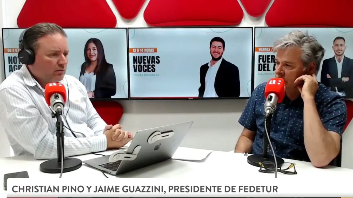 Jaime Guazzini, presidente del directorio de Fedetur en conversación en Radio Agricultura. - Ladevi Medios y Soluciones Jaime Guazzini, presidente del directorio de Fedetur en conversación en Radio Agricultura.