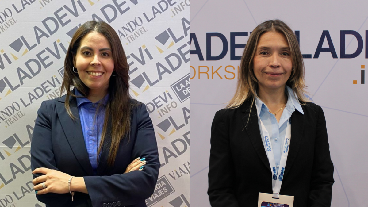 Tania Medina, directora de Ventas para Latinoamérica; y Diana Caicedo, gerente de Desarrollo de Wyndham Hotels & Resorts para Colombia, Perú y Ecuador.