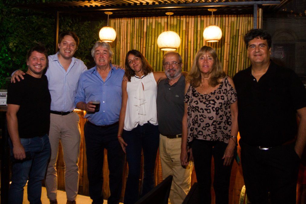 Los directivos de Free Way durante el ameno encuentro.&nbsp;