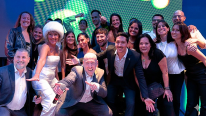 El equipo de Club Med durante la presentación de la temporada de invierno en la Ciudad de Buenos Aires.&nbsp;