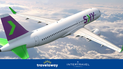 Paquetes de Travelaway e Intertravel consideran vuelos en aviones de Sky Airline.
