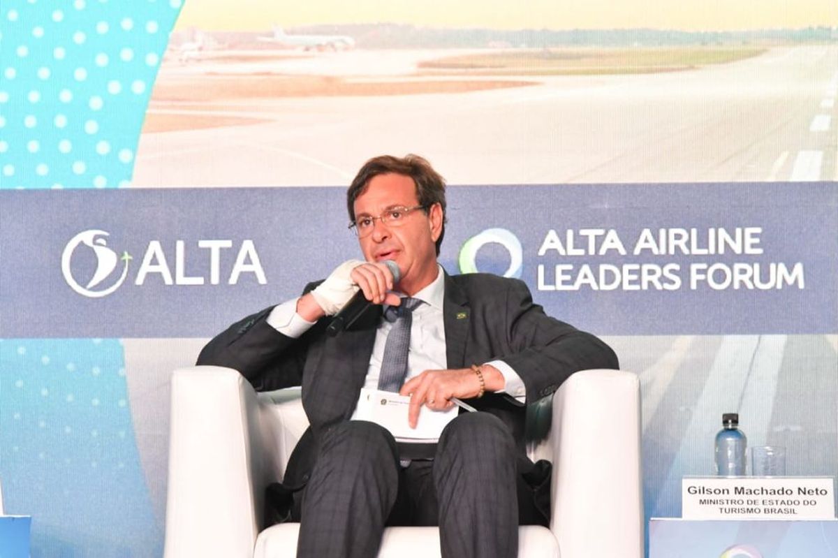 Gilson Machado Neto, ministro de Turismo de Brasil.