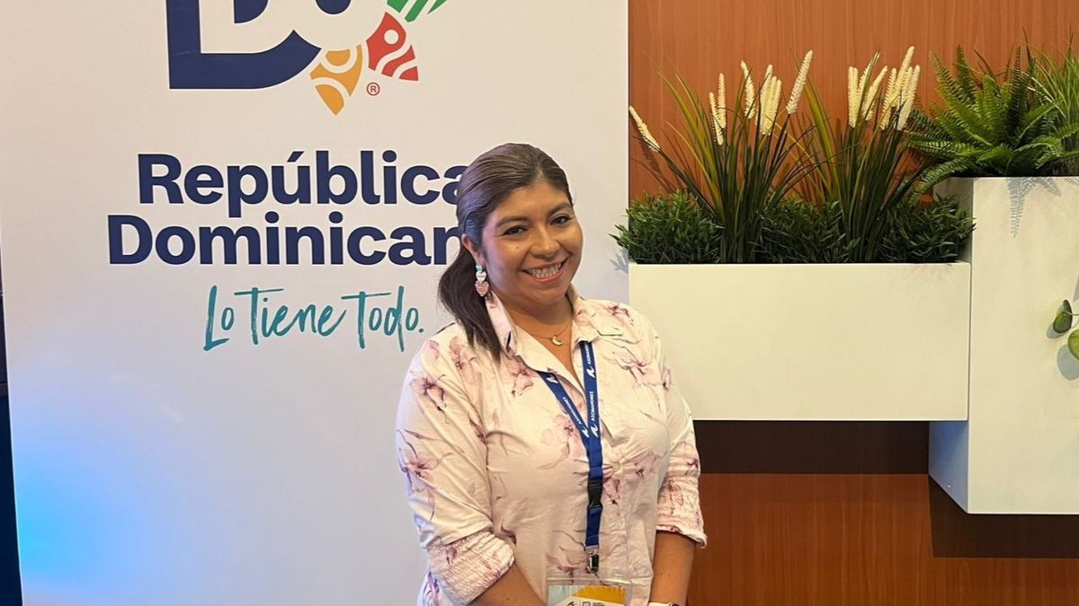 Alejandra Hernández, Head of Sales de Paraty Tech para Latinoamérica, en el Dominican Annual Tourism Exchange (DATE) 2025.