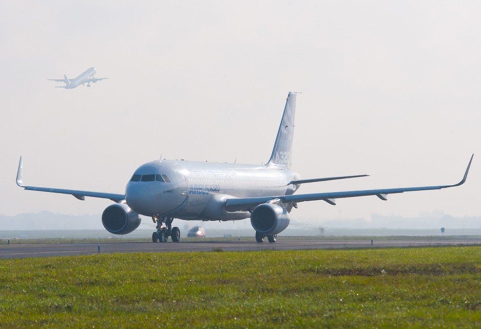 Un Airbus A320, afectado por un problema de software este fin de semana.