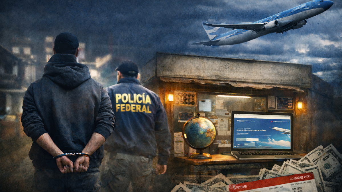 Estafas con millas: el detenido por defraudar a Aerolíneas Argentinas emitió pasajes para 176 personas. Evalúan si operaba como una agencia de viajes informal.