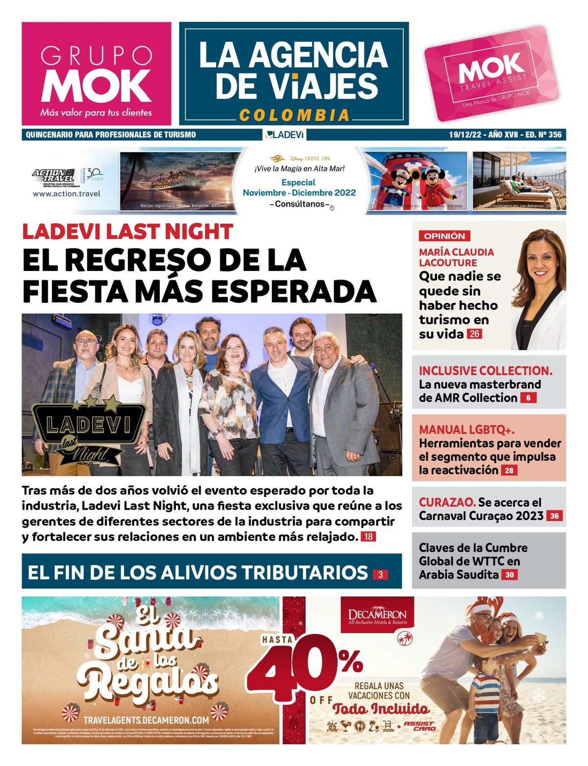 Revista La Agencia de Viajes, edición #356.