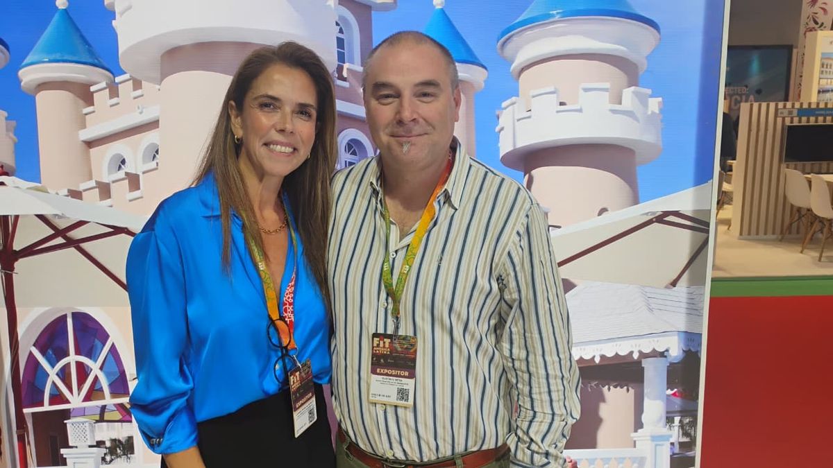 Bahia Principe Hotels & Resorts: Carmen Pérez de Burgos, key account manager; y Gustavo Mesa, gerente comercial para Latinoamérica.&nbsp;