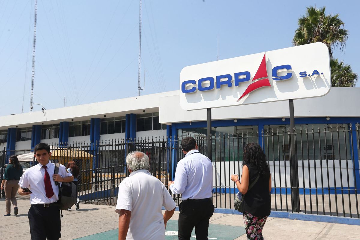 el MTC anunció que reorganizará totalmente Corpac.