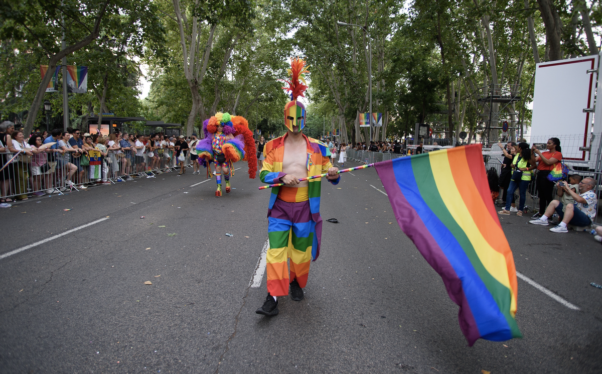 Fiesta del orgullo en Madrid.