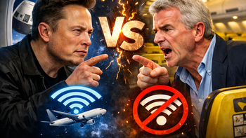 Elon Musk (Starlink) y Michael O´Leary (Ryanair), en el enfrentamiento corporativo más viral de los últimos tiempos.