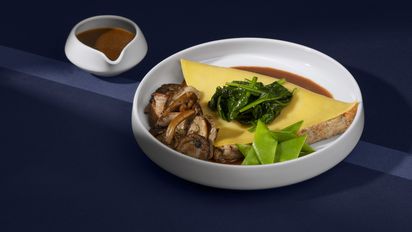 Air France ofrecerá un menú con ingredientes naturales durante los próximos meses.