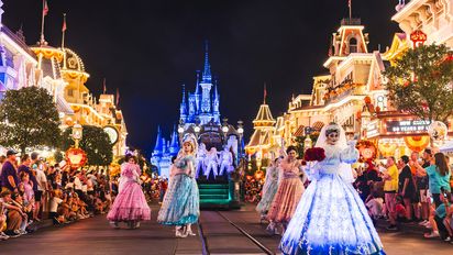 Desfile de Halloween en Magic Kingdom de Walt Disney World Resort.