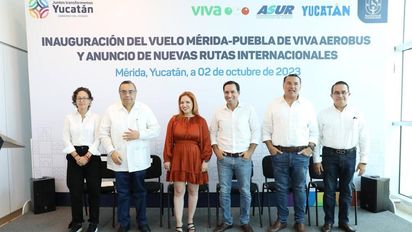 Viva Aerobus compartió las nuevas rutas salientes de Mérida hacia varios destinos de Florida y el AIFA.