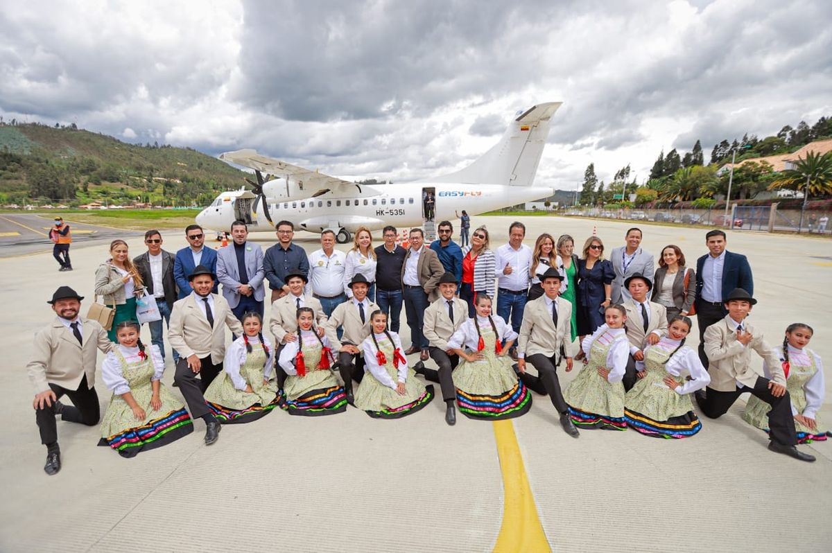 Boyacá, ya tiene su primer vuelo comercial.
