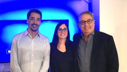 Sebastián Martínez, Laura Santo, y José Félix Cano en la capacitación de TKT.Travel&nbsp;