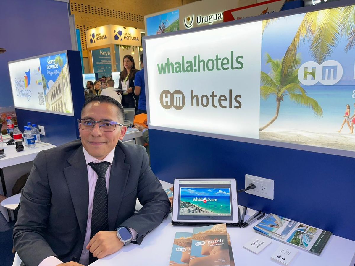 Richard Lozano, representante comercial de los hoteles HM Hotels y Whala!Hotels.