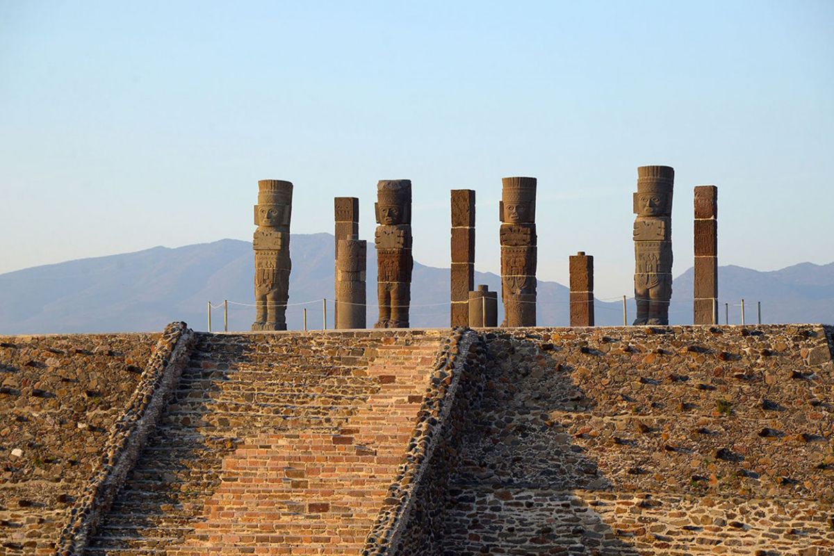 Tula es de las más imponentes zonas arqueológicas que podrás visitar cerca de CDMX.
