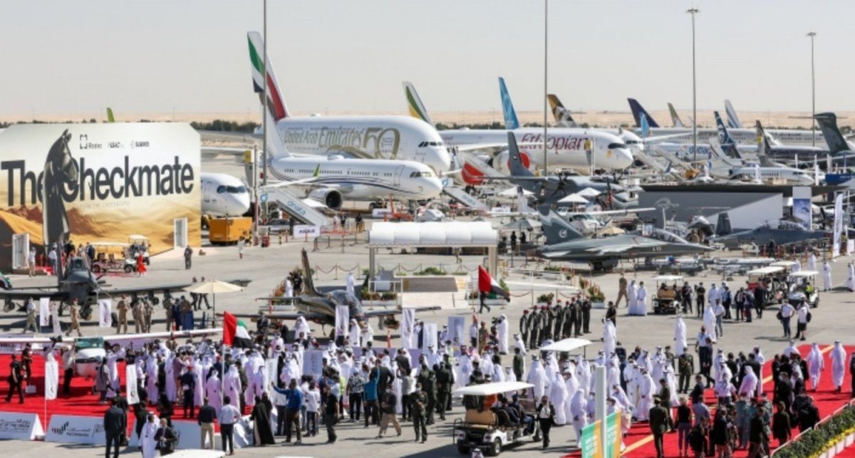 El Dubái Airshow es la feria aeronáutica más importante de Medio Oriente