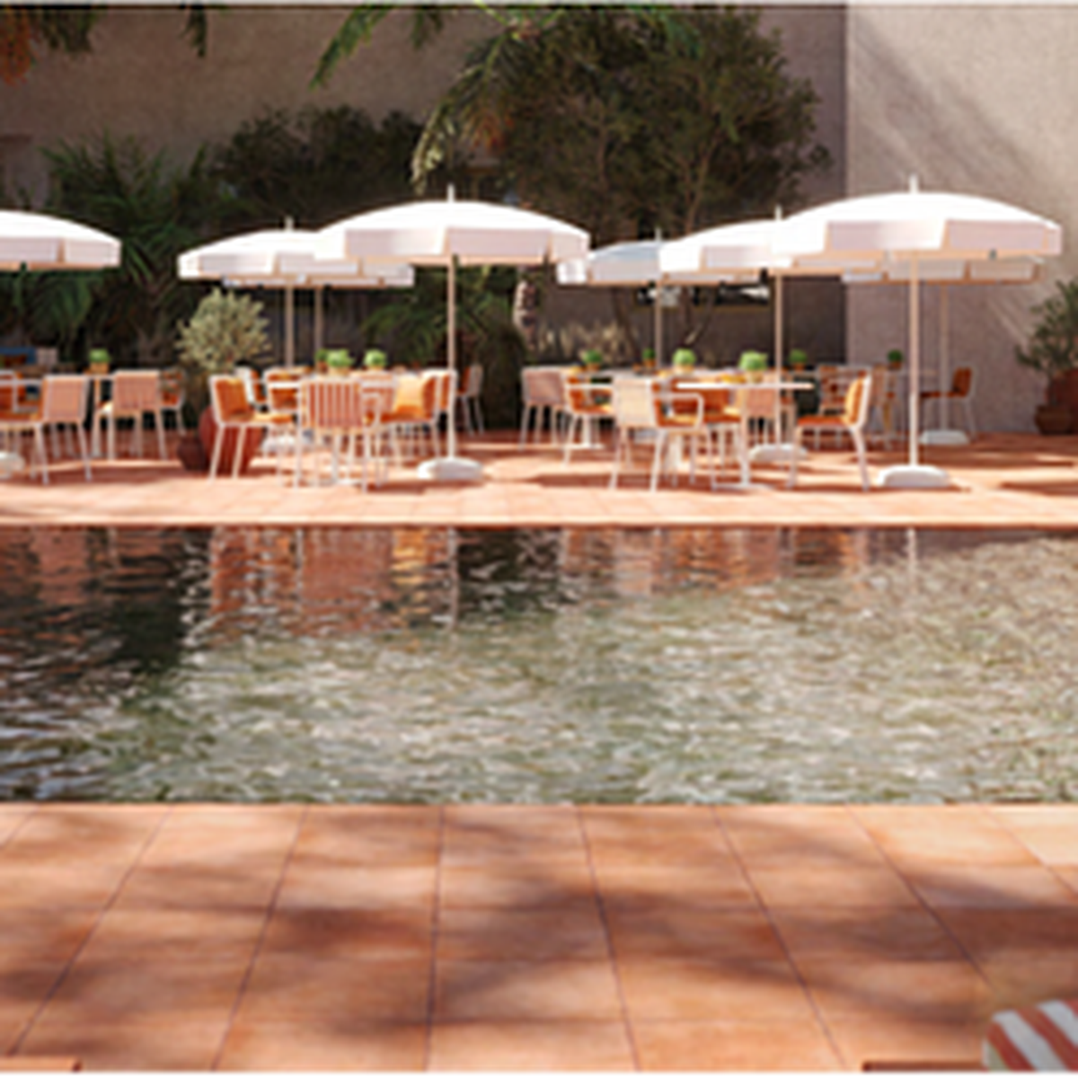 Piscina del nuevo establecimiento de la cadena de hoteles Fergus Group